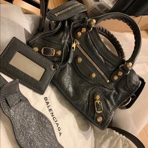 Balenciaga mini crossbody city bag